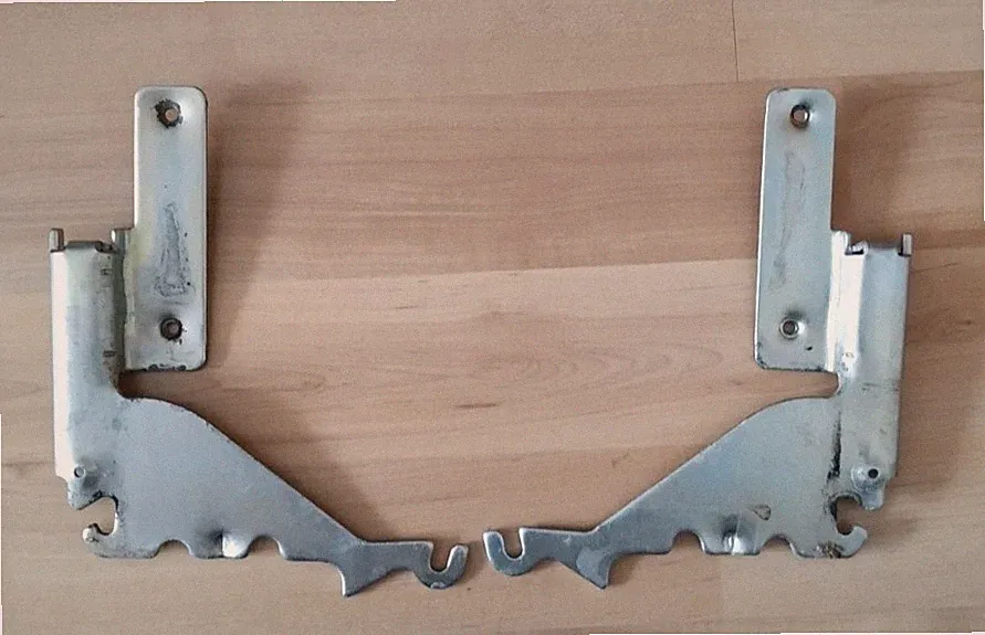 2 St. Türscharniere rechts und links Beko für Geschirrspüler Spülmaschine