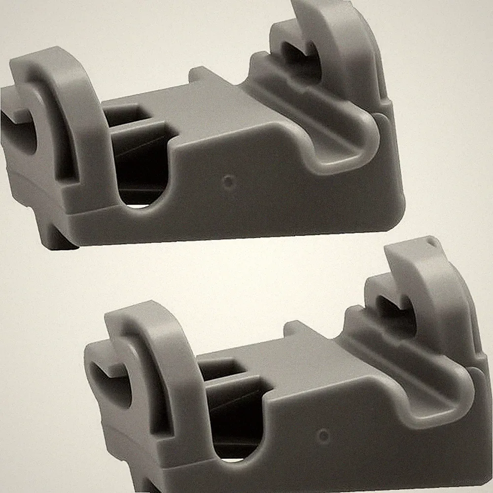 2 Stück ABS Geschirrspüler Gestell Halter Clips für LG Geschirrspüler Ersatz