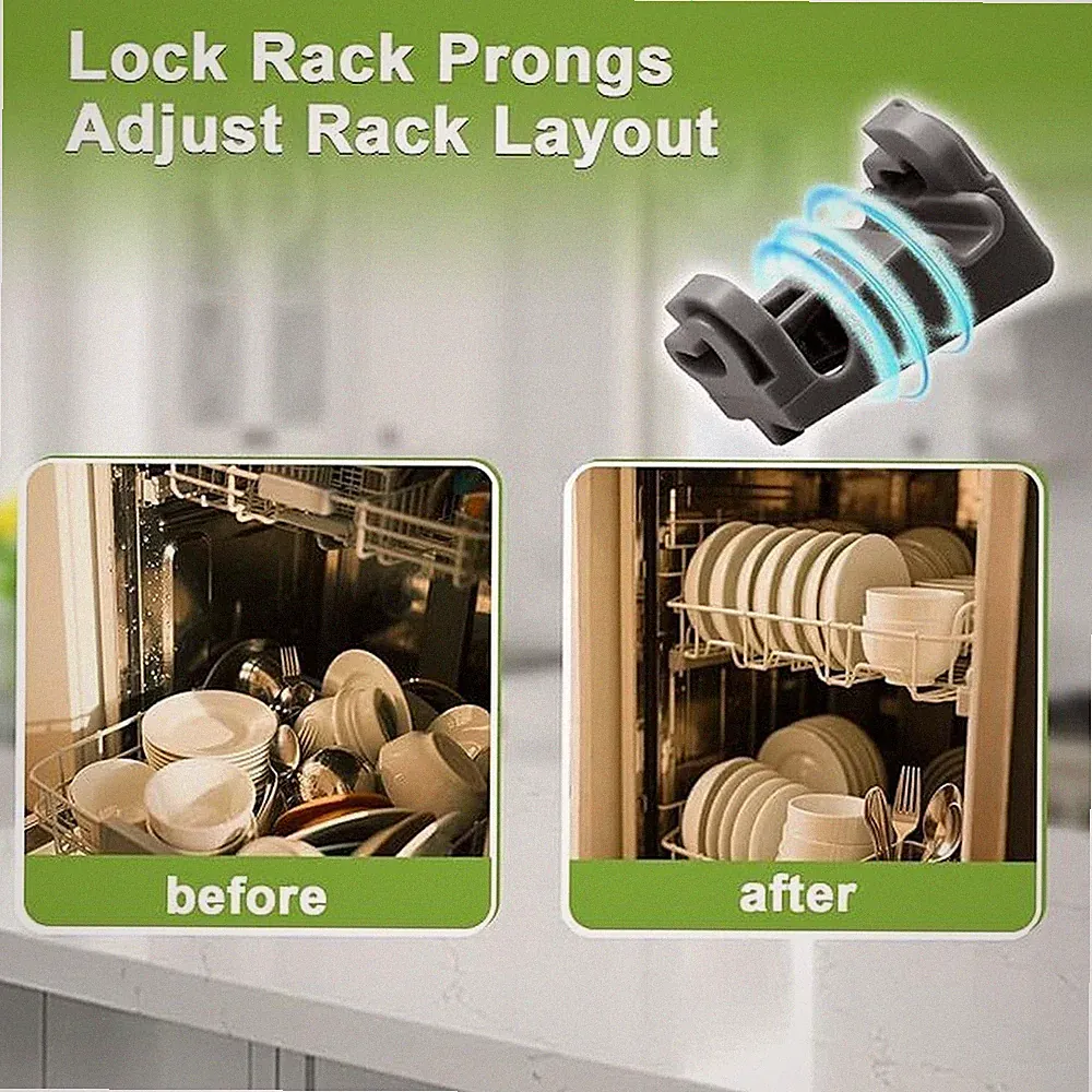 2 Stück ABS Untergestell Clips für LG Geschirrspüler Grau 9 6 2 CM AP6237065
