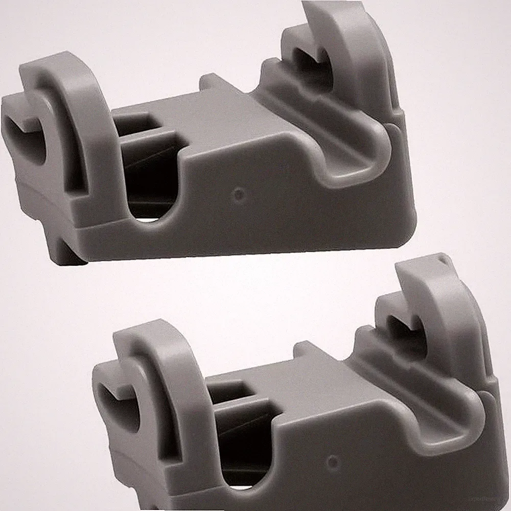 2 Stück grau ABS Geschirrspüler untere Rack Clips für LG Modelle 4512016 AP43