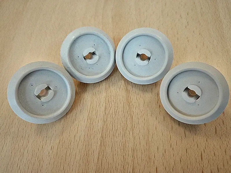 🟣4 Korbrollen Laufrollen Räder Rollen Geschirrkorb Geschirrspüler Miele 2318160