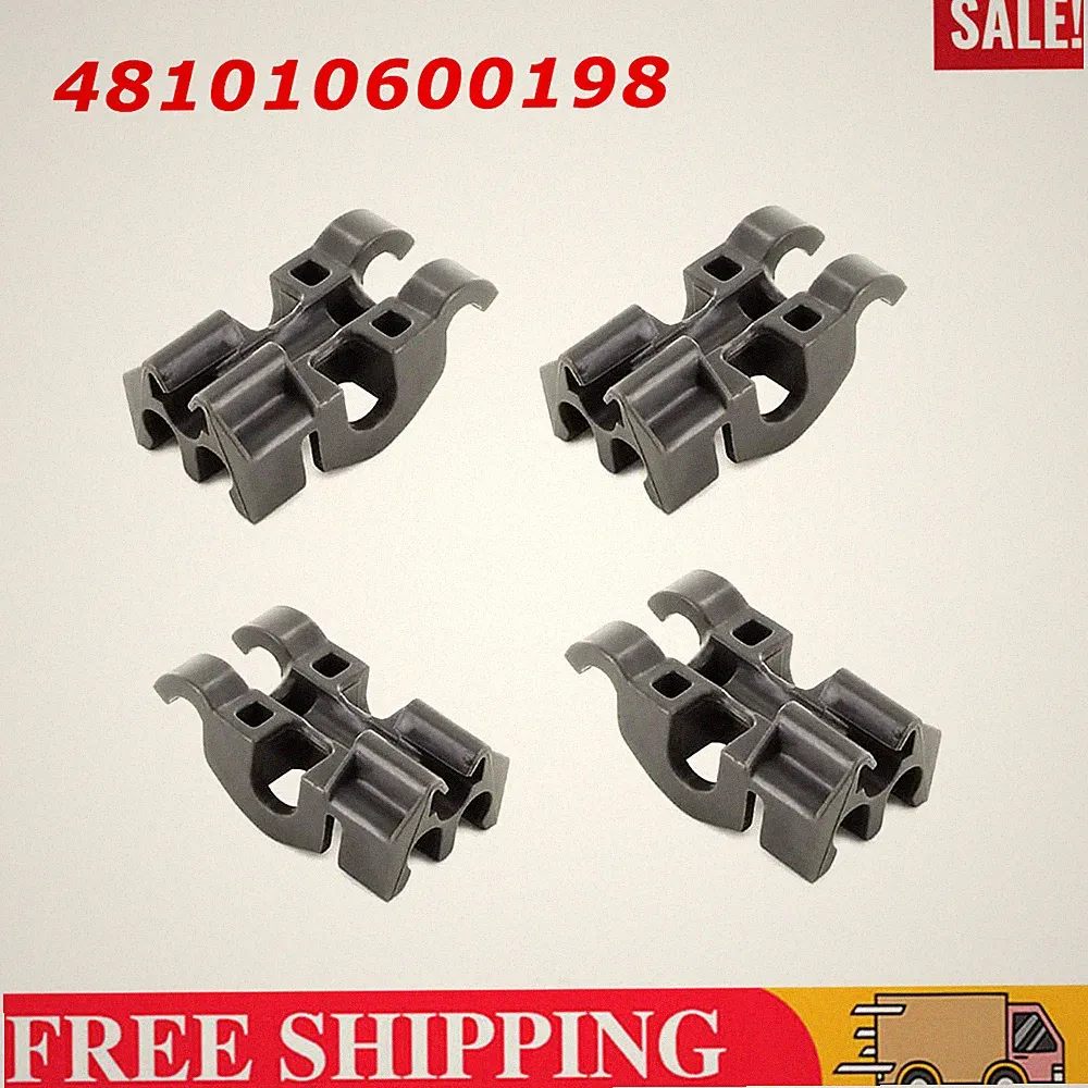 4 Stk für Bauknecht Ignis Whirlpool Korbeinsatz Ersatzteile Spüler 481010600198