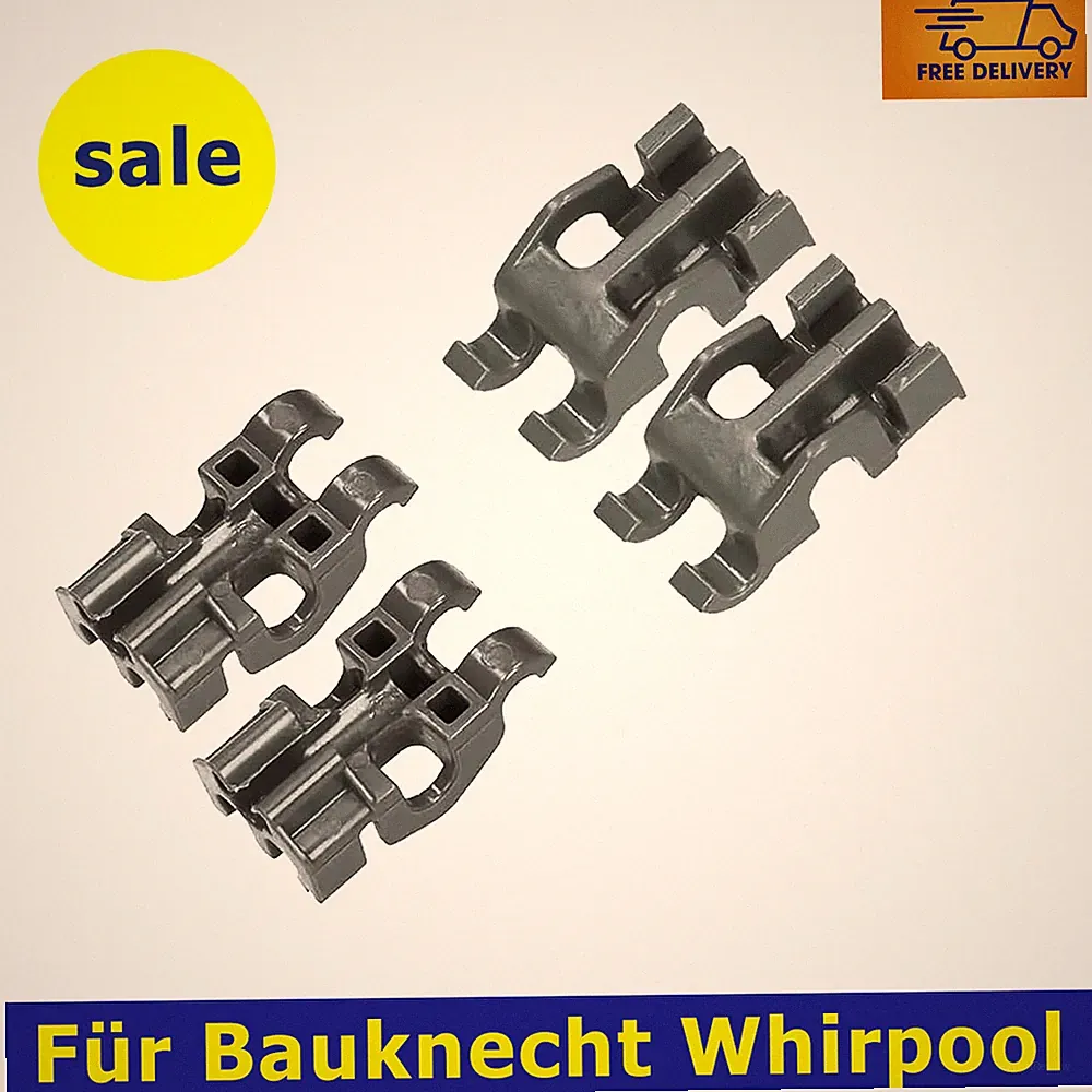 4 Stk. für Bauknecht Spülmaschine Whirlpool Korbeinsatz Ersatzteile 481010600198