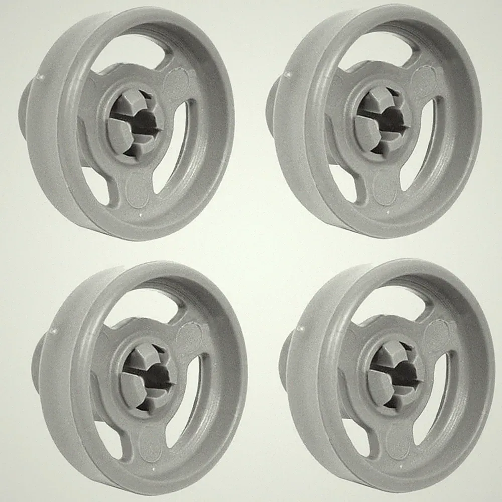 4 x Korbrollen Unten Rollen Für Gorenje Körting Whirlpool SMEG Geschirrspüler