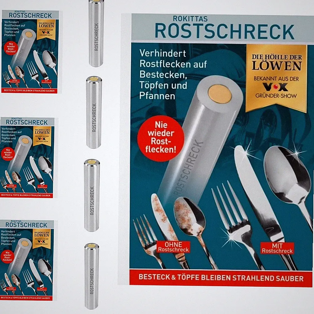4x Rostschreck Spülmaschine Rost Entferner Rostentferner Besteck Rokitta's NEU