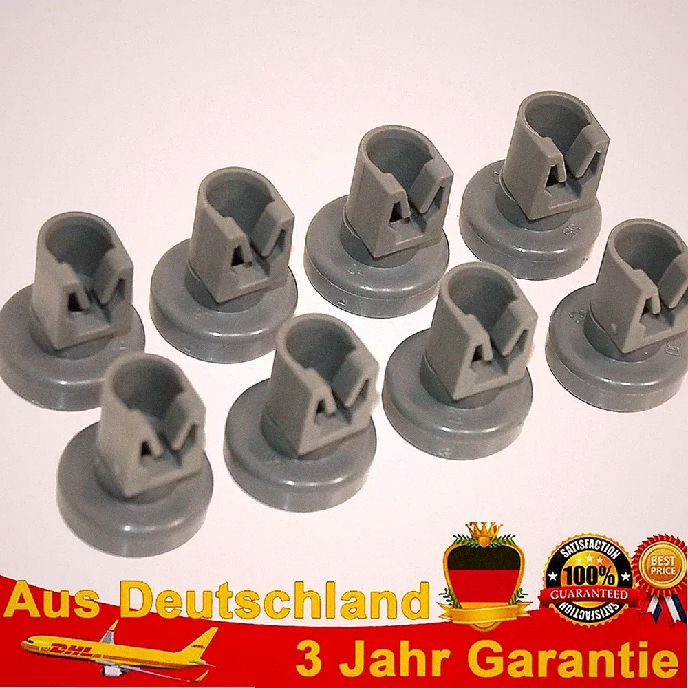 8x Korbrollen geeignet für Spülmaschine Oberkorb AEG Electrolux 5028696700/0