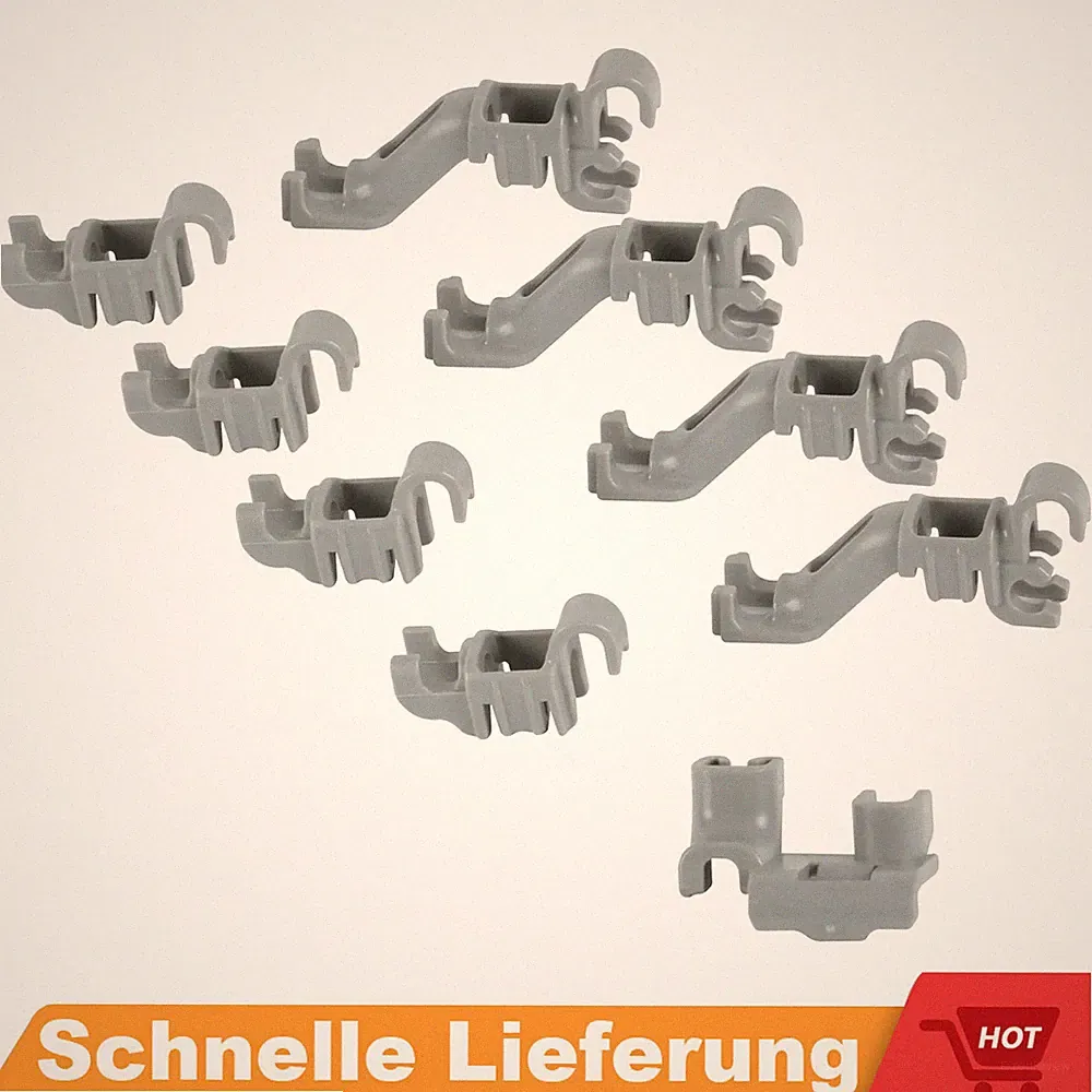 9x für Bosch Siemens Neff Geschirrspüler Befestigung Klammer 00632372 632372