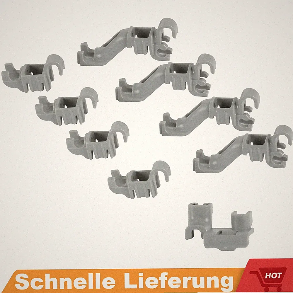 9x für Bosch Siemens Neff Geschirrspüler Befestigung Klammer 00632372 632372