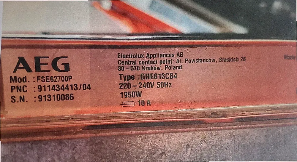 AEG Electrolux Ersatzteile für Geschirrspüler