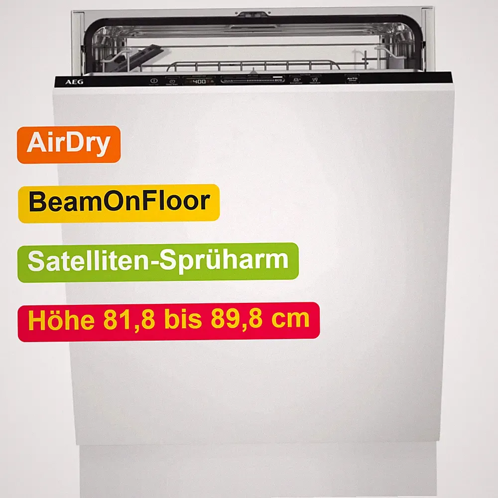 AEG Geschirrspüler Einbau vollintegriert 60cm Spülmaschine 13 Gedecke AirDry NEU