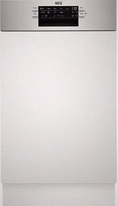 AEG - Geschirrspüler FEE73407ZM - Teilintegriert - 45 cm - Leise - AquaStop