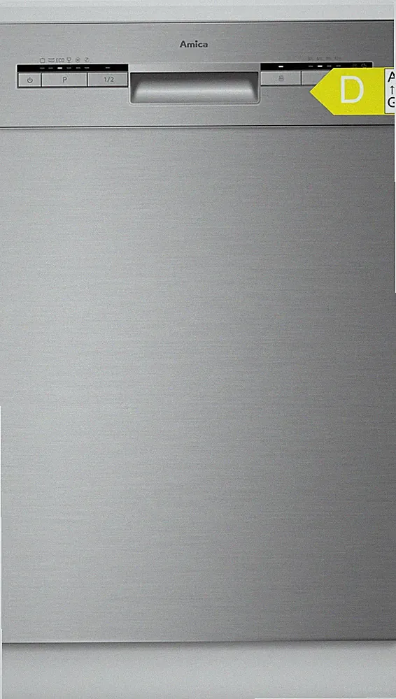 Amica Geschirrspüler 45cm Unterbau 10 Maßgedecke Edelstahl 44dB OpenDry
