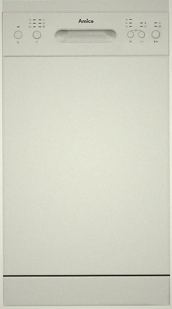 Amica GSP530911W 45 cm Geschirrspüler unterbaufähig Leise 10 Maßgedecke