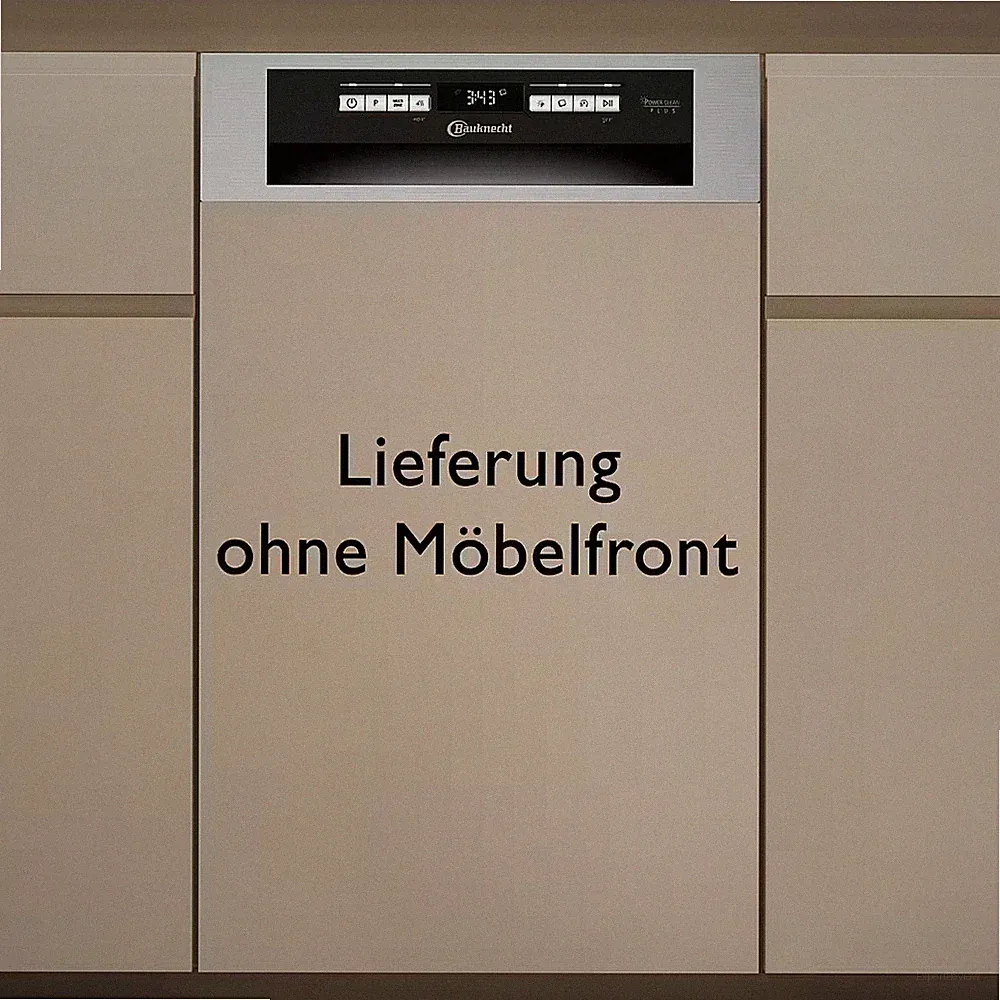 BAUKNECHT BKR PAS Geschirrspüler teilintegriert 45 cm ActiveDry PowerClean