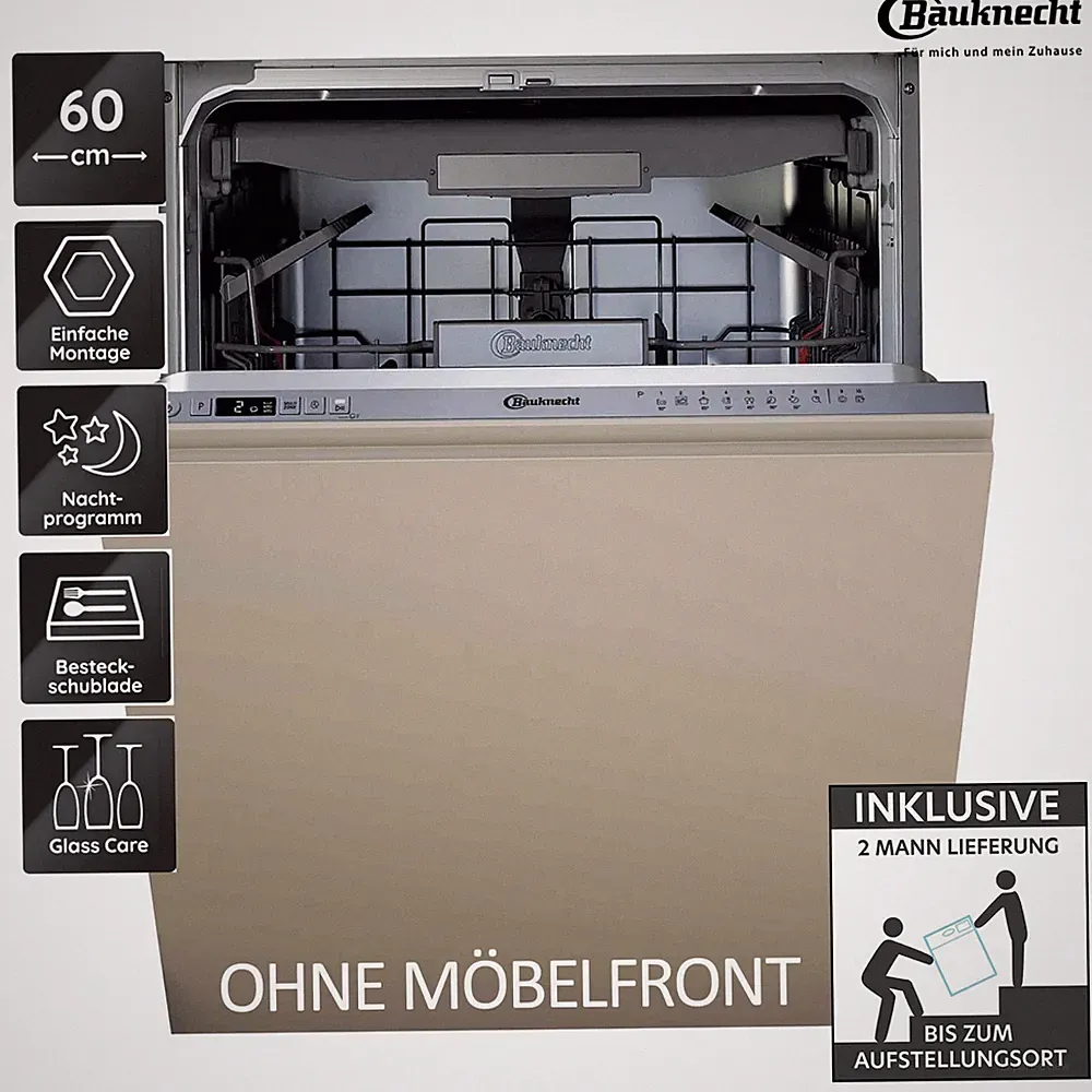 Bauknecht BKSV2 IAN Geschirrspüler Vollintegrierbar 60 cm ActiveDry 2ML