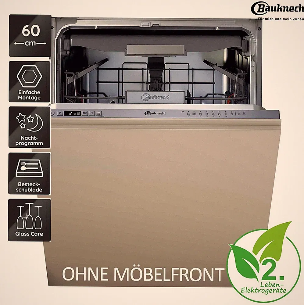 bauknecht geschirrspüler vollintegriert 60 cm