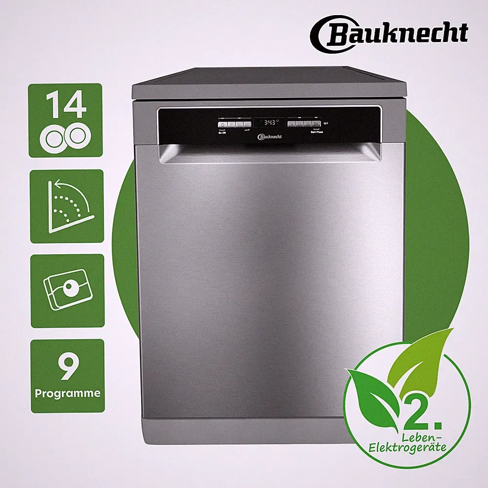Bauknecht Geschirrspüler Freistehend 60 cm BFO 3C33 P 6.5 X RO_BFO3C33P65X_R