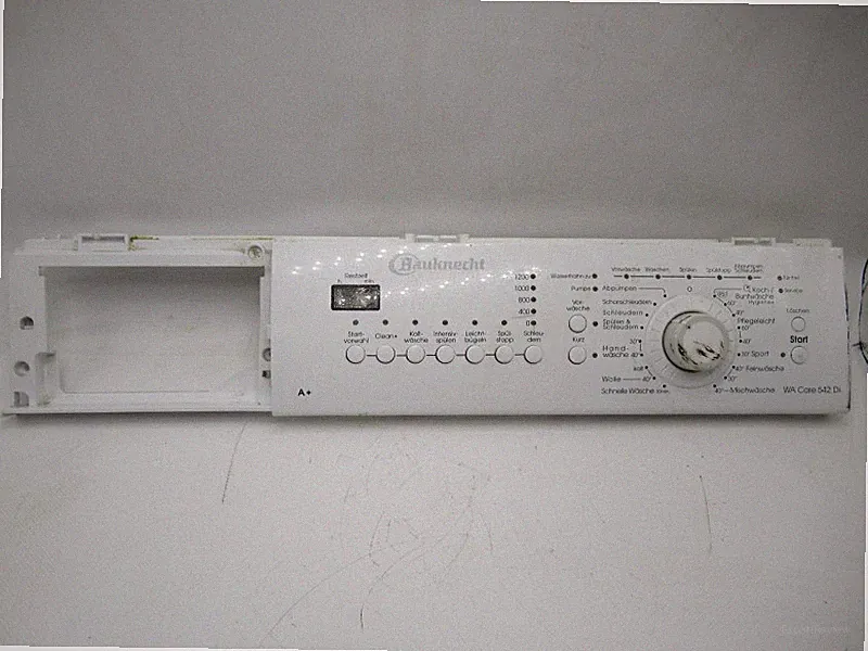 Bedienblende ohne Elektronik Waschmaschine Bauknecht Wa Care 542 Di 46197140018