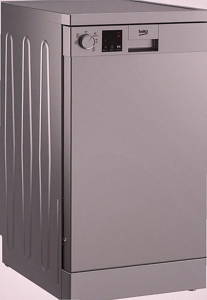 Beko DVS05024S Spülmaschine Freistehend 45cm Silber Geschirrspüler