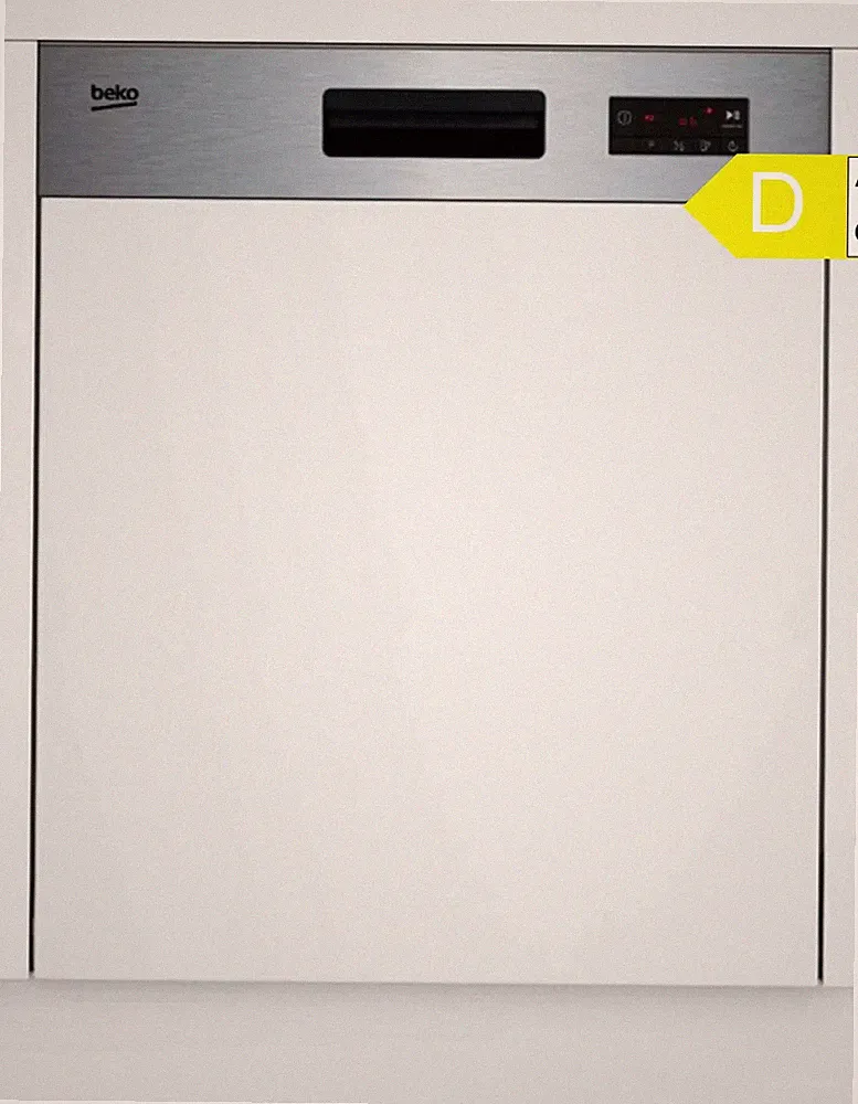 Beko Einbau-Geschirrspüler 60cm teilintegriert 14 Maßgedecke 48dB D