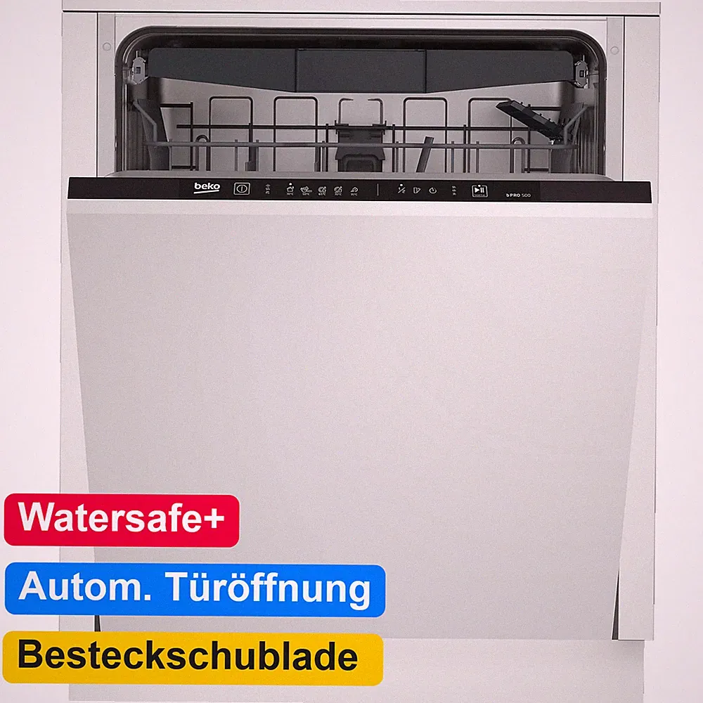 Beko Einbau Geschirrspüler Vollintegriert 60 cm Spülmaschine Besteckschublade