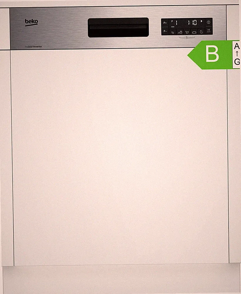 Beko Geschirrspüler 60cm teilintegriert Edelstahl 14 Maßgedecke 42dB
