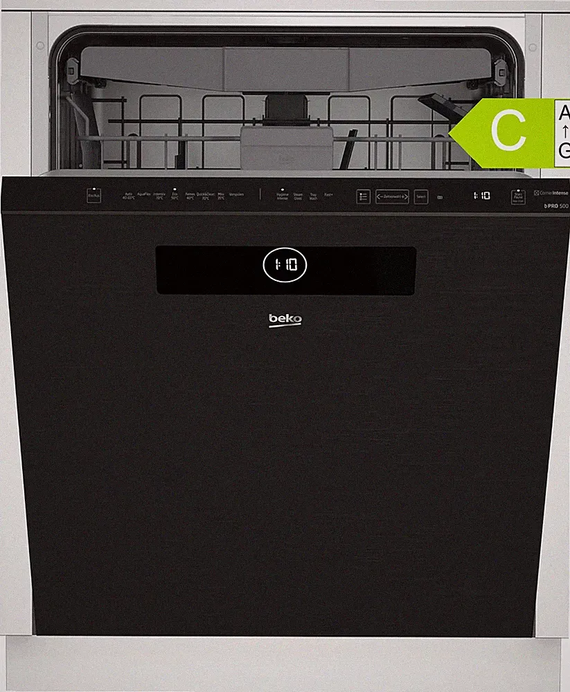 Beko Geschirrspüler 60cm Unterbau Dark Inox 14 Maßgedecke A++ Edelstahl