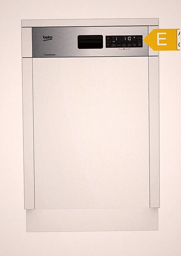 Beko Geschirrspüler Einbau 45cm Edelstahl 11 Maßgedecke 8 Programme
