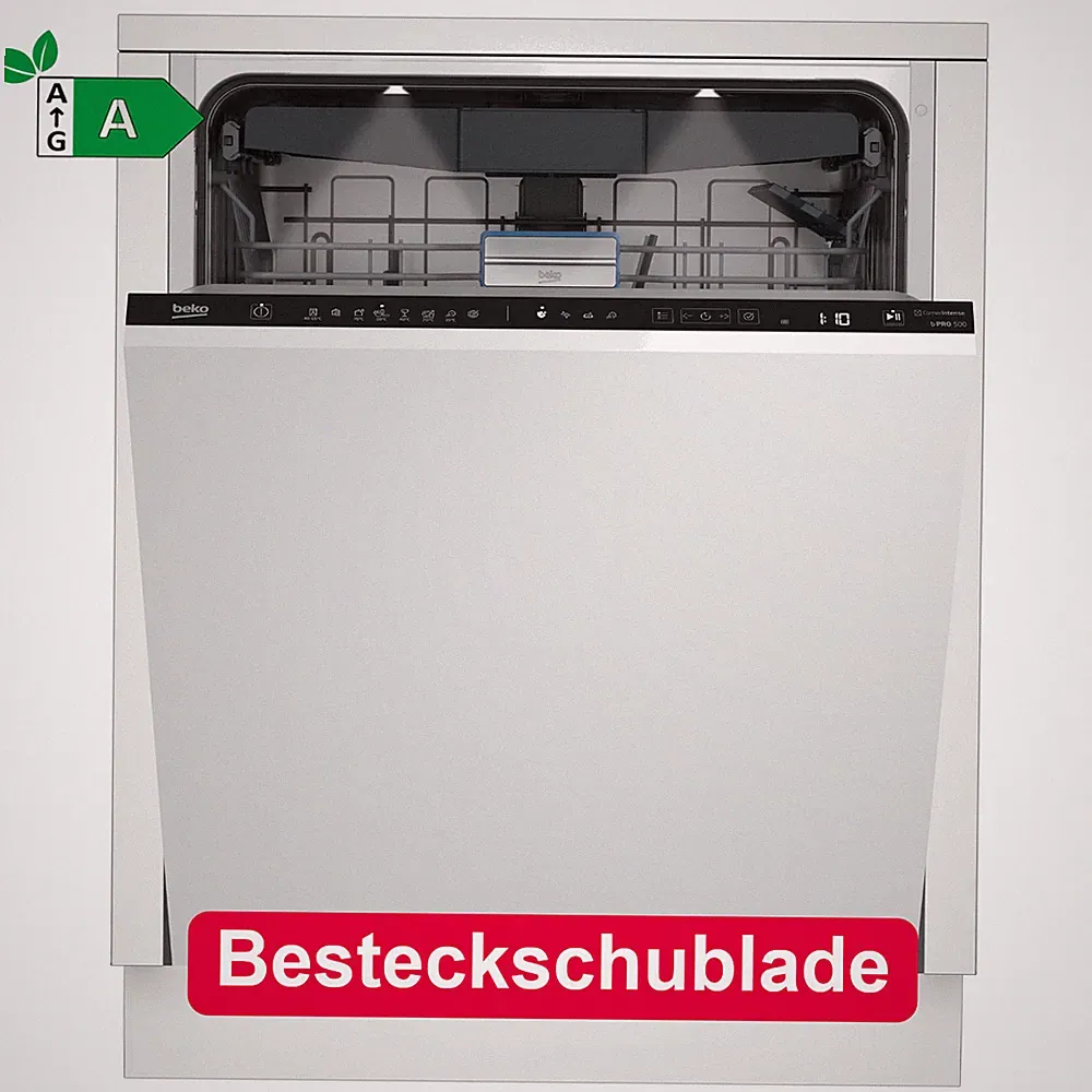 Beko Geschirrspüler Vollintegriert 60cm Spülmaschine Besteckschublade 14 Gedecke