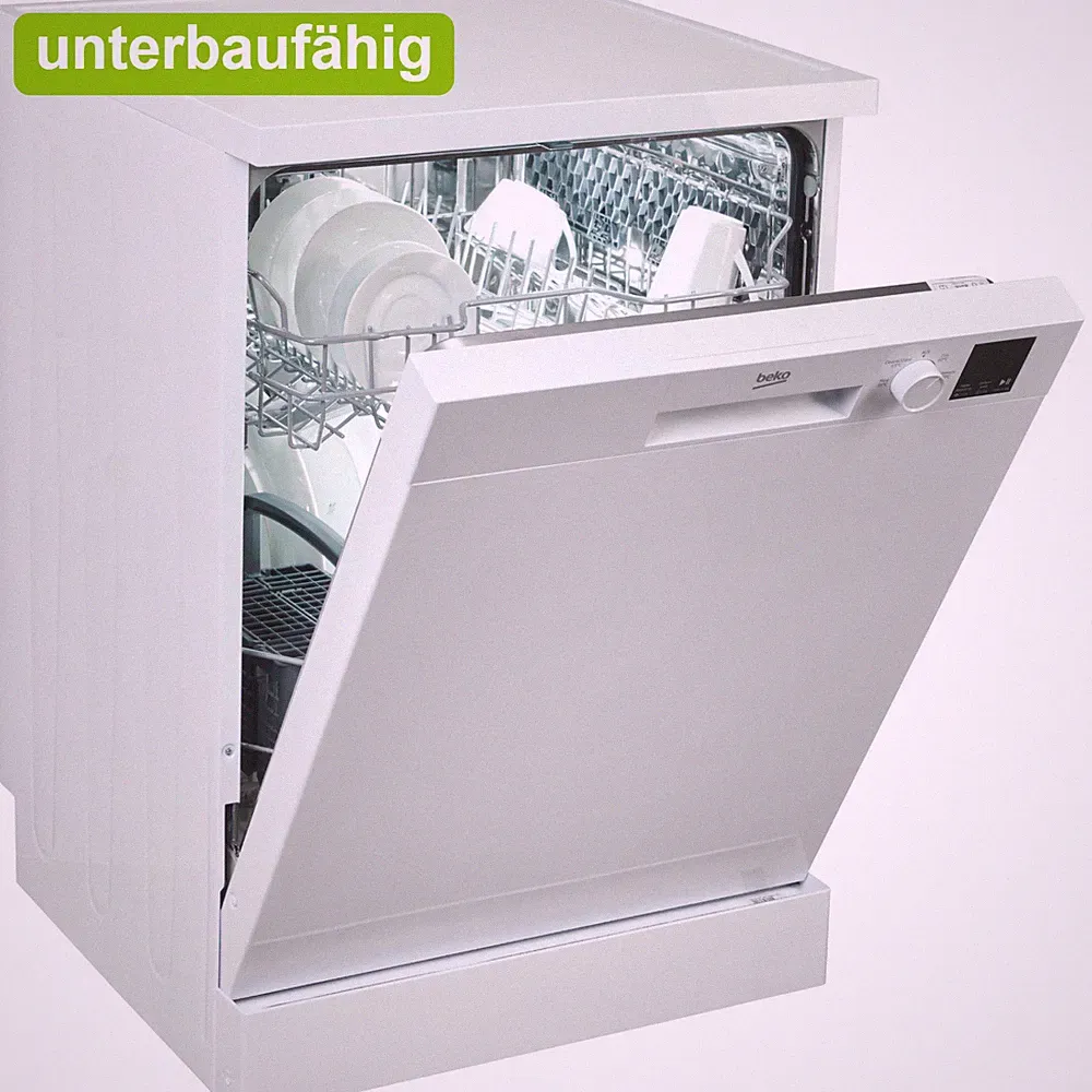 Beko Stand Geschirrspüler Freistehend 13 Gedecke 60cm Weiss Unterbau geeignet