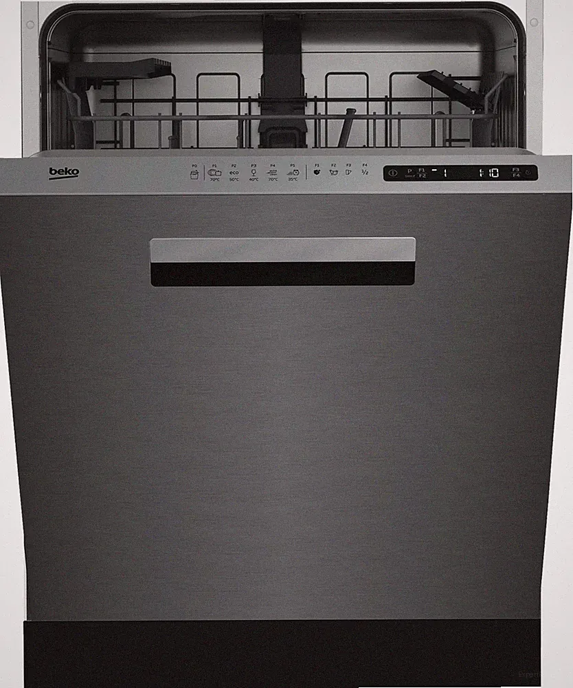 Beko - Unterbau Geschirrspüler BDDN25330X - 60 cm - Edelstahl - Leise - Energiee