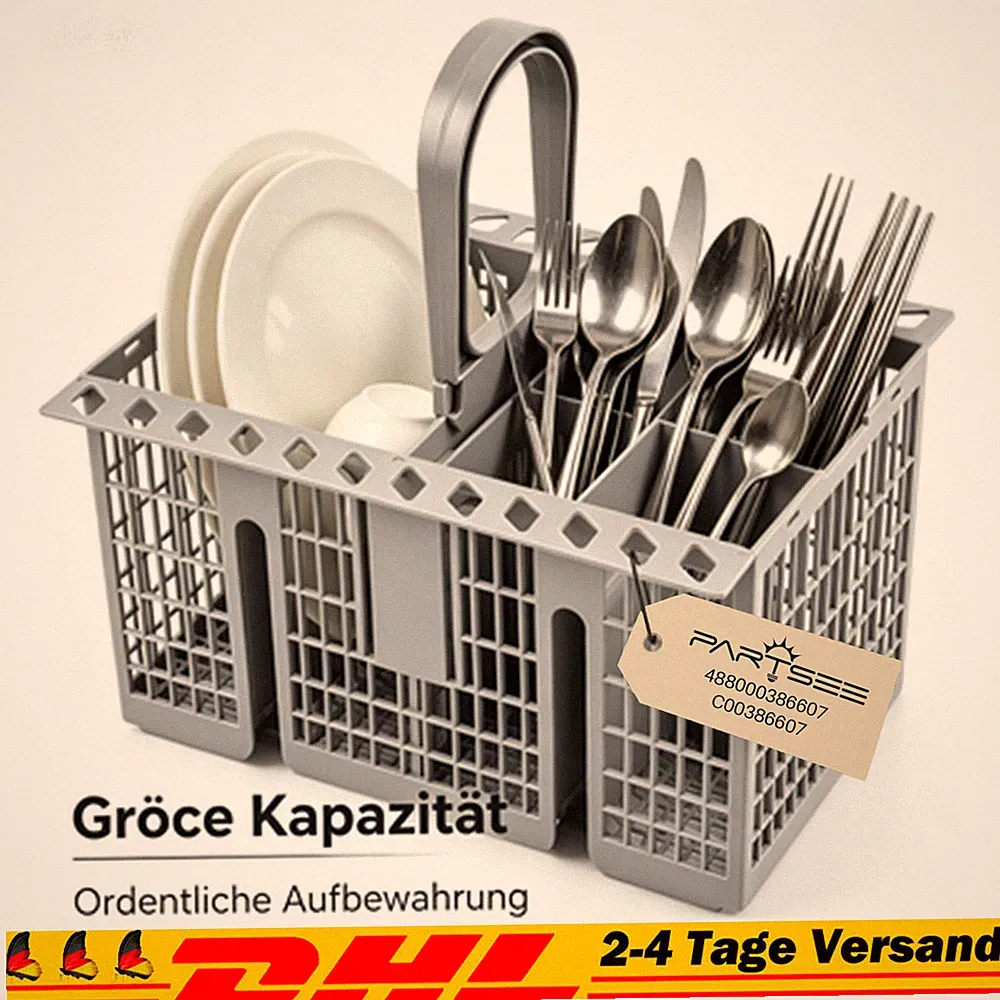 Besteckkorb 488000386607 für Spülmaschine Bauknecht Ignis Hotpoint Whirlpool