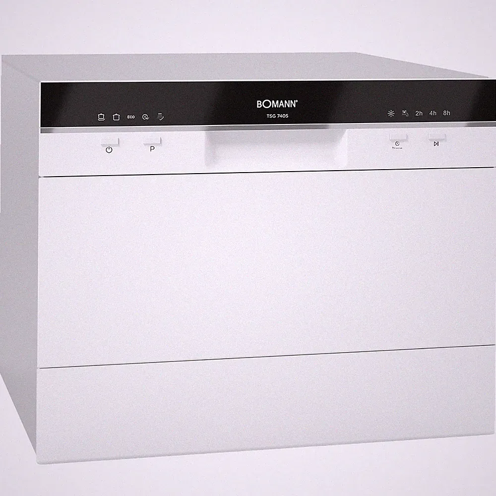 Bomann Tisch-Geschirrspüler TSG 7405 weiß, 6 Maßgedecke, NEU