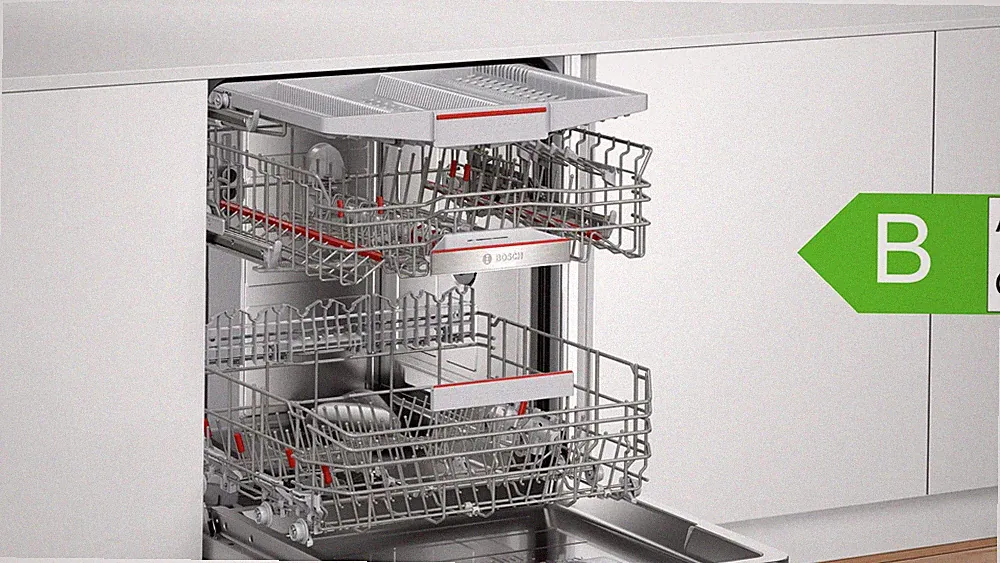 Bosch Geschirrspüler 60cm Unterbau Edelstahl 14 Maßgedecke 40dB Schublade