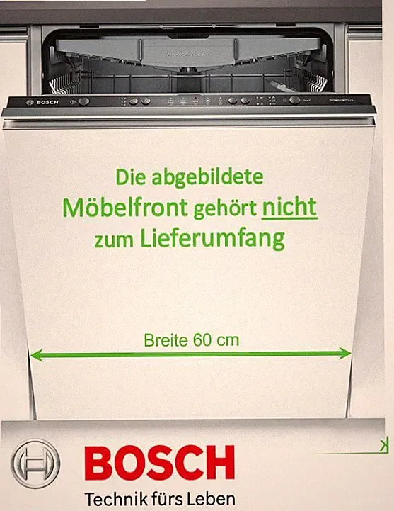 BOSCH Geschirrspüler mit Besteckschublade vollintegriert 60 cm Silence Plus Öko