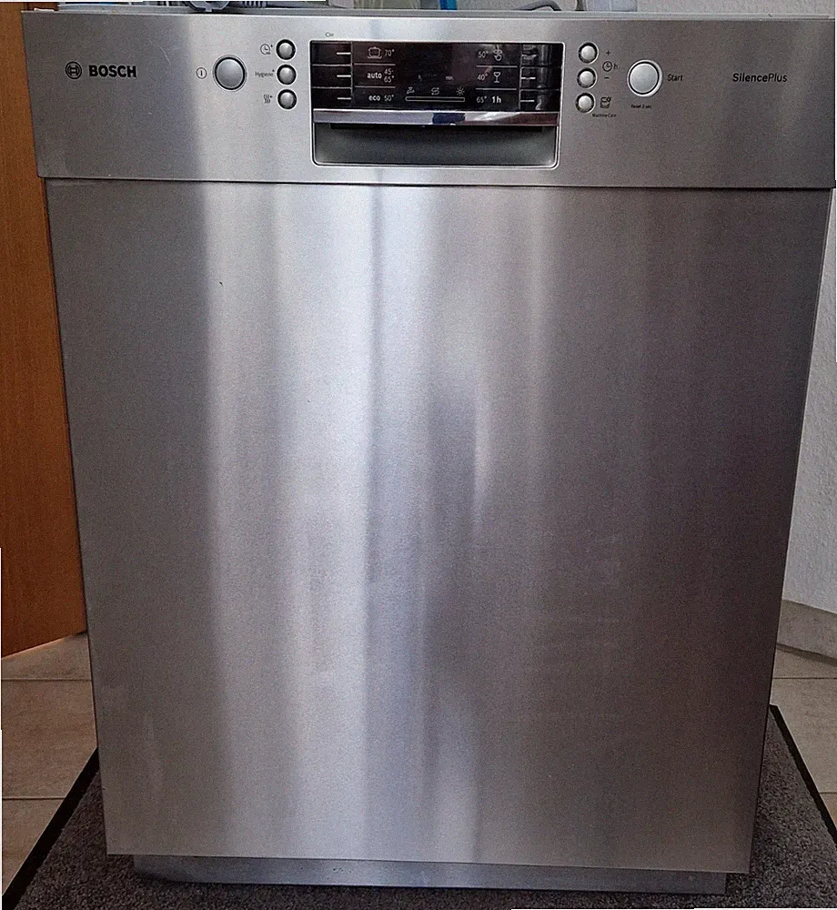 Bosch Geschirrspüler Serie 4 Unterbau – Edelstahl – AquaStop – SMU46CS01E/31