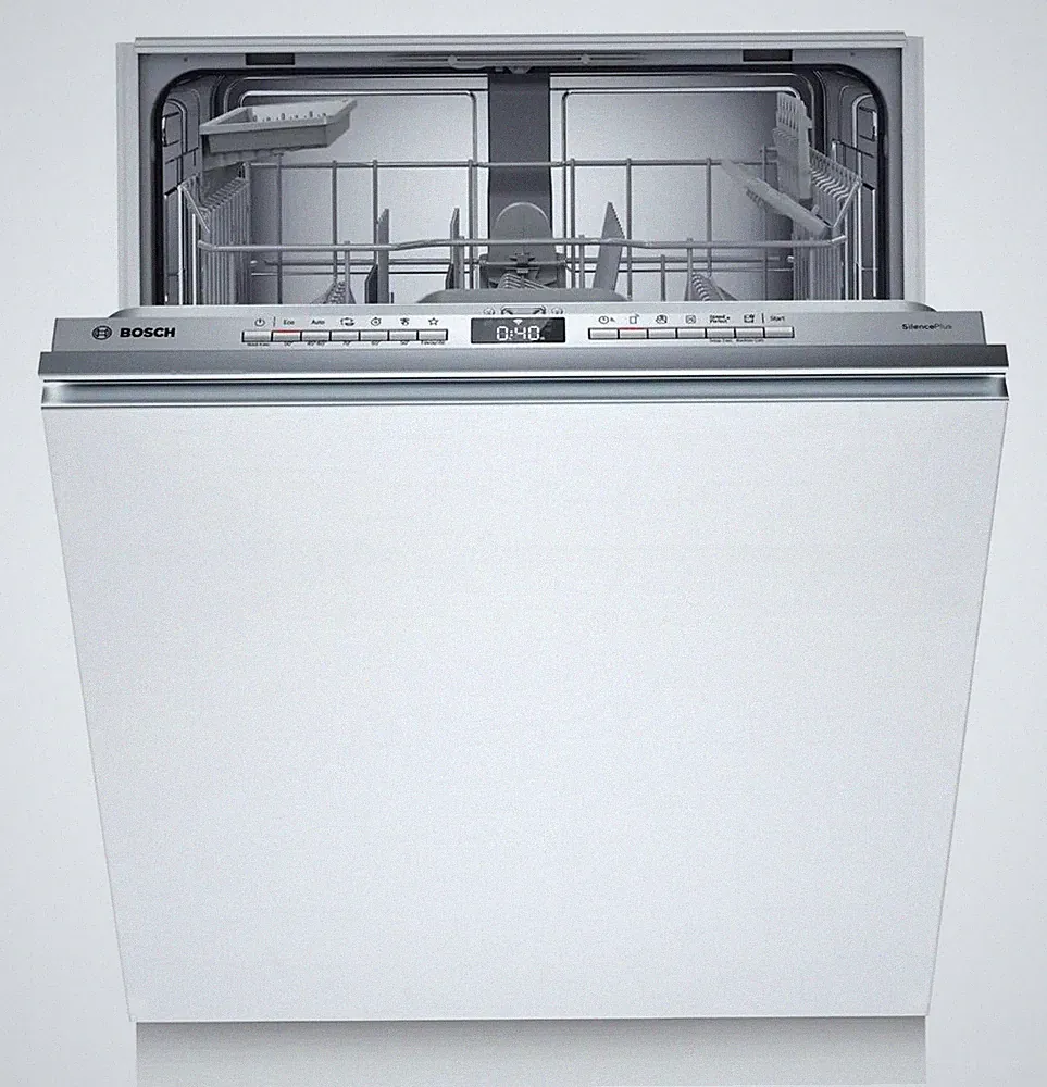 Bosch Serie 4 SMV4ETX08E Vollintegrierter Geschirrspüler, Höhe 81,5 cm, Breite 6