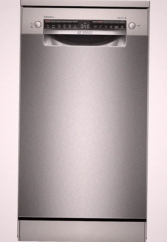 BOSCH Serie 4 SPS4HMI49E Slim Geschirrspüler 45 cm freistehend DuoPower Silence+