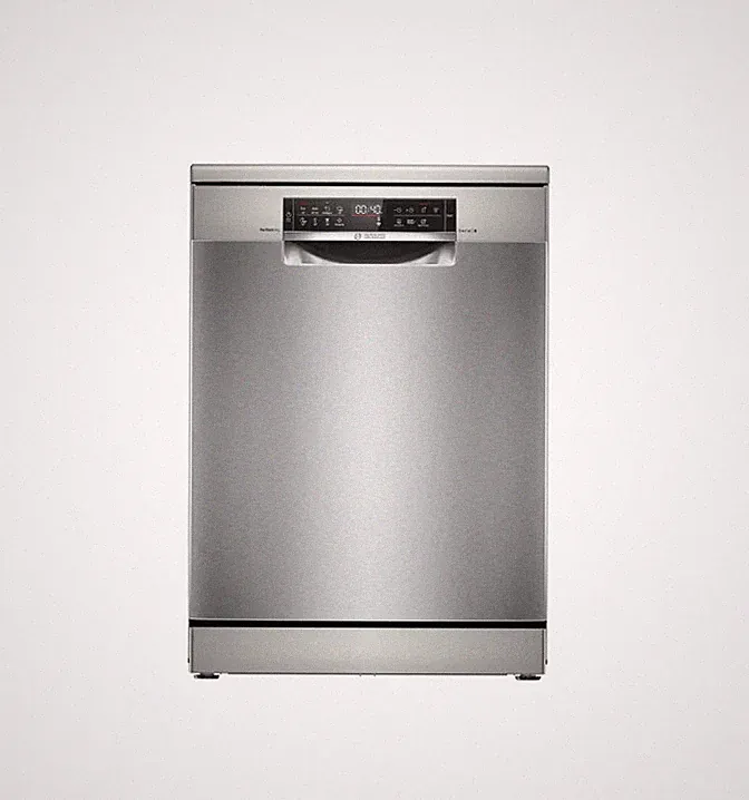 Bosch Serie 6 SMS6ZCI16E Geschirrspüler in Silber mit Home Connect und Zeolith