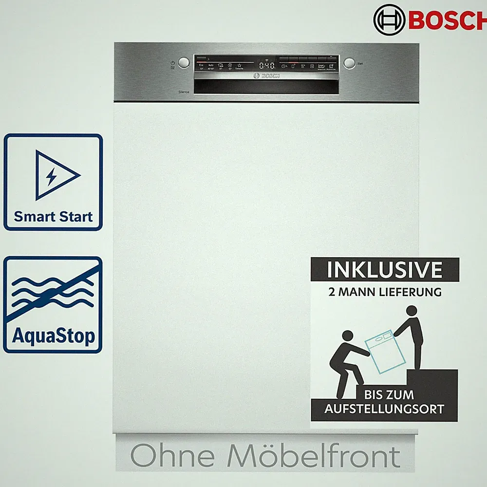Bosch SMI2HTS08E Geschirrspüler Weiß Smart Start Silence on demand 2ML