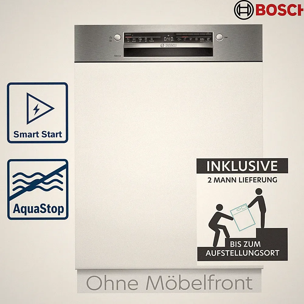 Bosch SMI2HTS08E Geschirrspüler Weiß Smart Start Silence on demand 2ML