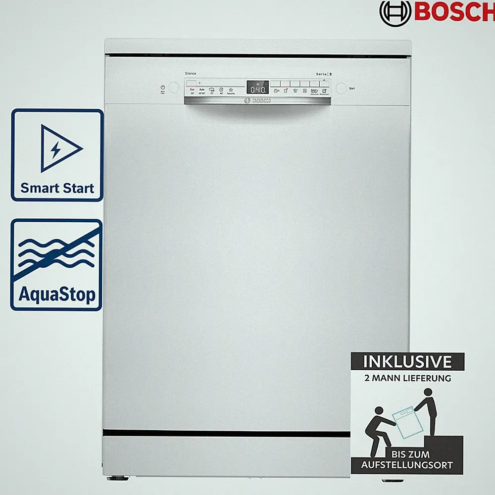 BOSCH SMS2HTW08E Geschirrspüler Eco Silence Drive Silence on demand 2ML