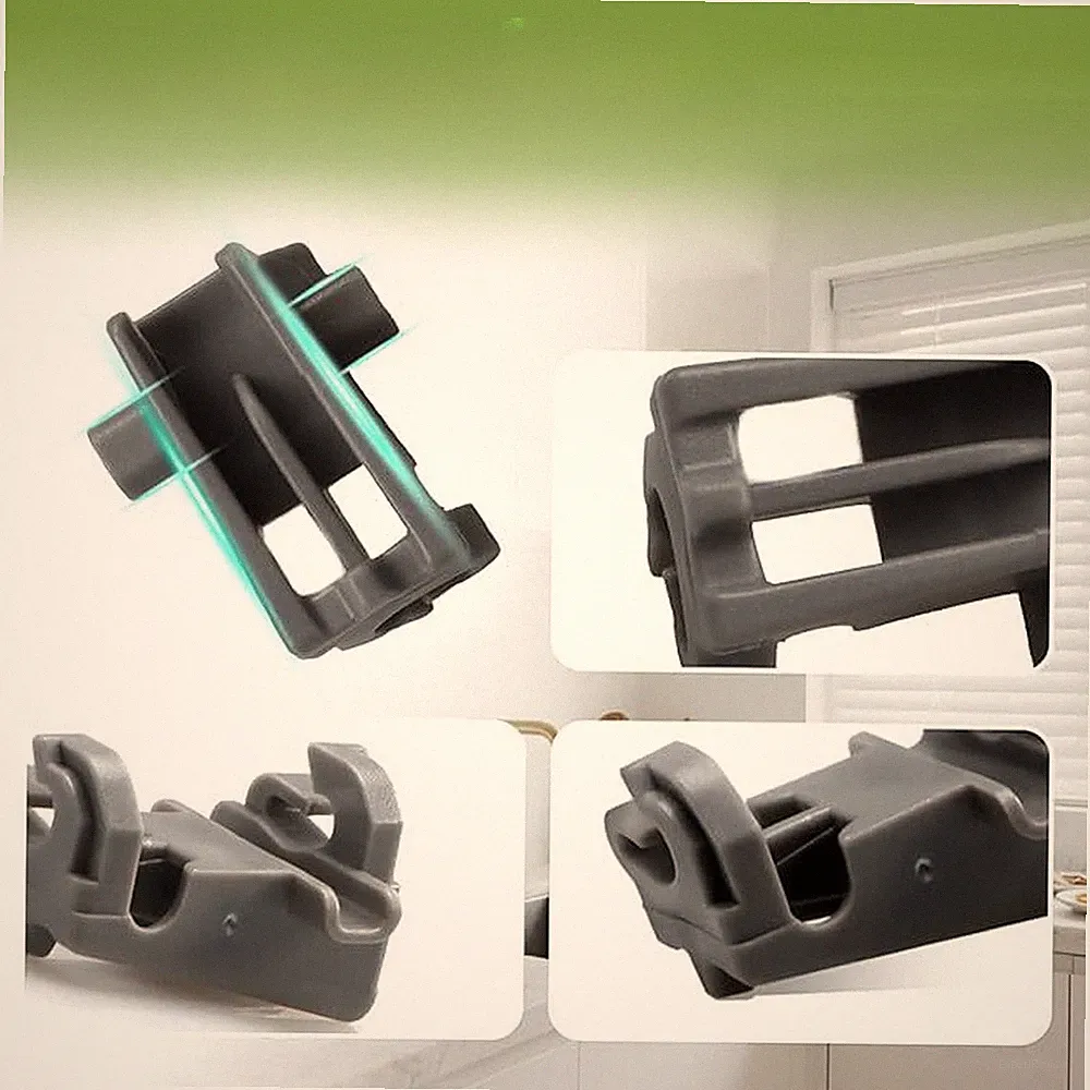 Clips für Geschirrspüler untere Ablage 2 Stück für LG Modelle marineblau ABS