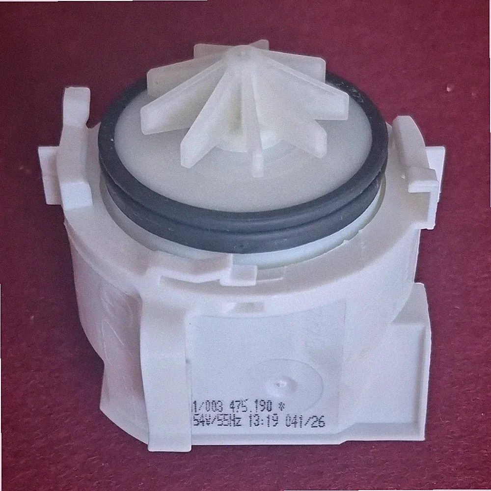 Compreci Ablaufpumpe für Geschirrspüler, Kunststoff weiß, Filter, MPN 475.190