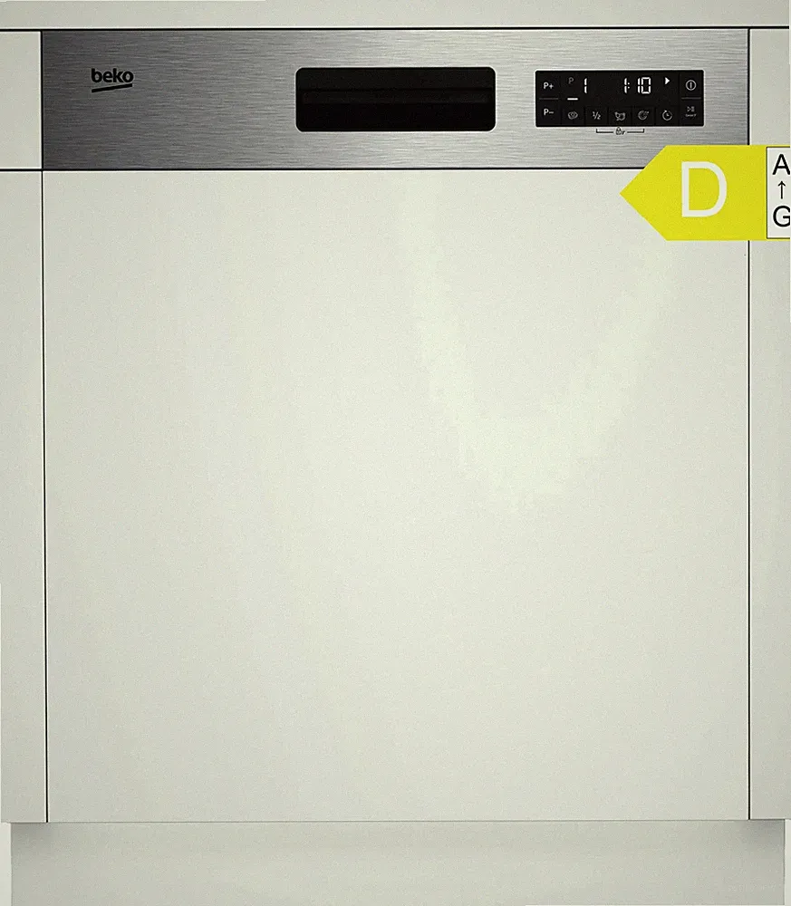Einbau Geschirrspüler 60cm teilintegriert 15 Maßgedecke Edelstahl 44dB