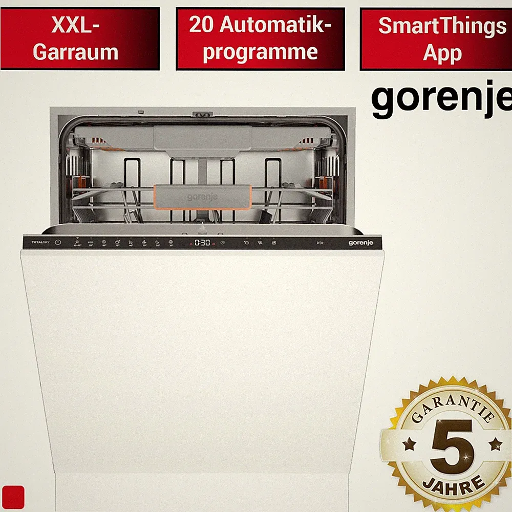 Einbaugeschirrspüler Gorenje GV663A66 Vollintegriert Spülmaschine TotalDry