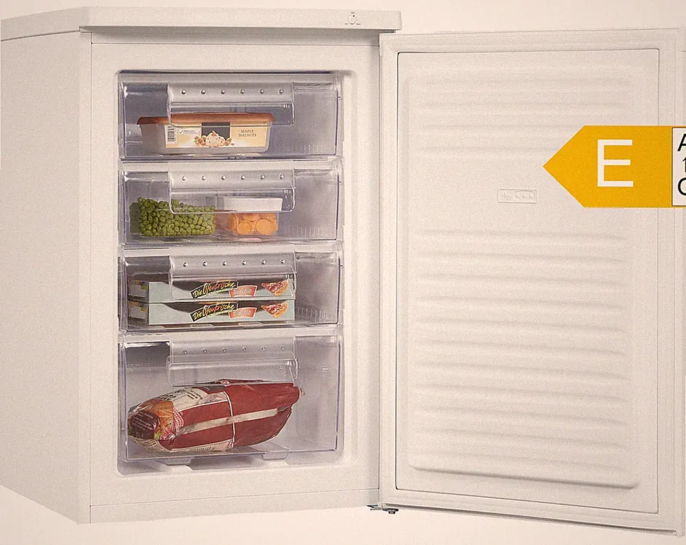 Exquisit Gefrierschrank GS12-040E 91l 4 Schubladen weiß 55cm E