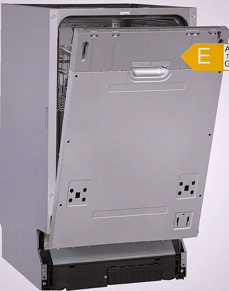 Exquisit Geschirrspüler Einbau 45cm vollintegriert silber A+ Edelstahl