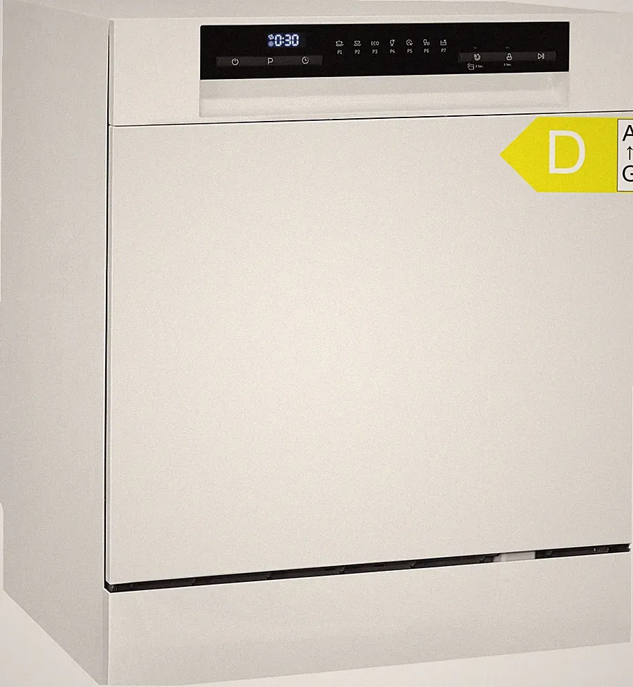 Exquisit Geschirrspüler GSP508-030D 8 Maßgedecke 55cm Weiß kompakt A++ 49dB