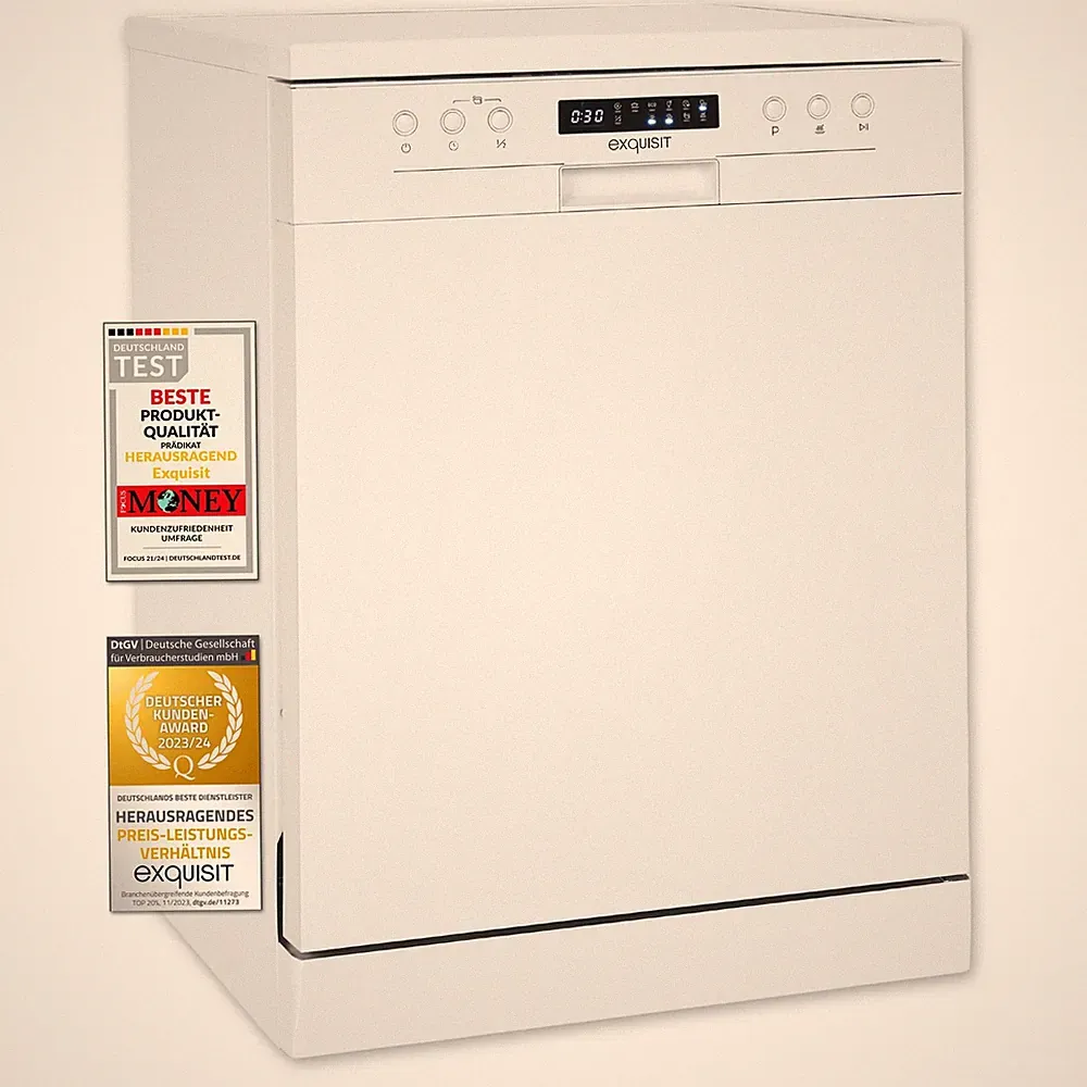 Exquisit Geschirrspüler GSP9414-030D weiss | Spülmaschine 60 cm | InnoWash